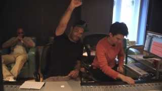 Alain Clark Recording drums with Ashley "Ash" Soan