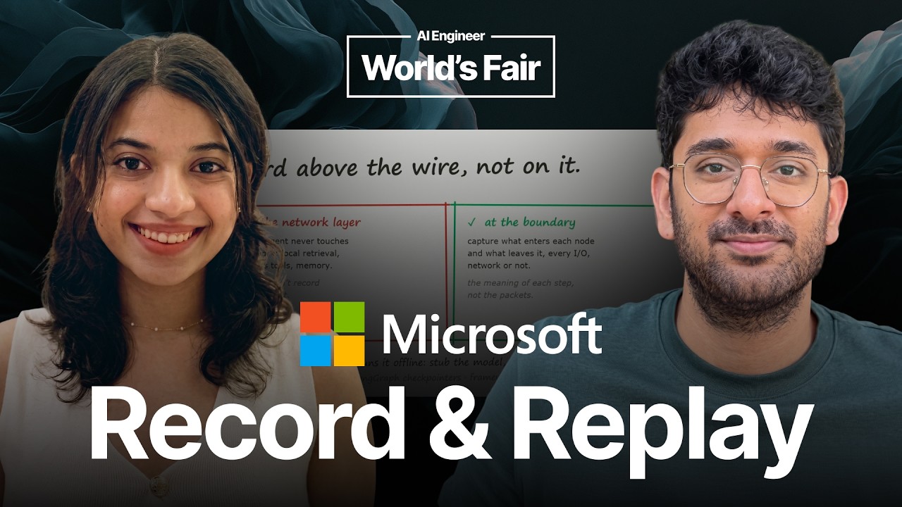 Microsoft Experts on Debugging Non-Deterministic AI Agents - AI Engineer