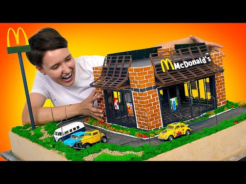 How To Make Your Own Miniature McDonald’s | BRICKLAYING TUTORIAL