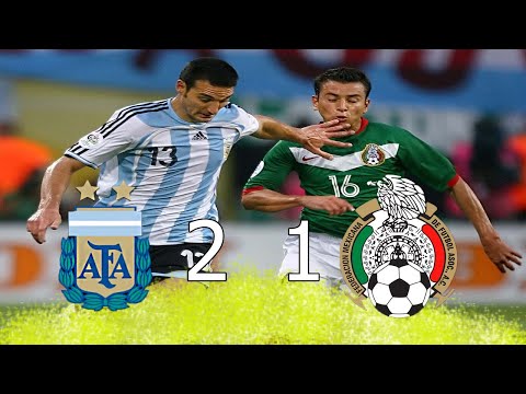 Argentina 2 vs México 1 - Octavos de final Copa del Mundo 2006 - Partido Completo