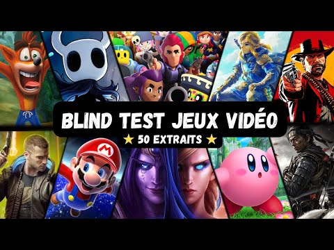 BLIND TEST JEUX VIDÉO - 50 EXTRAITS (TOUTES GÉNÉRATIONS)