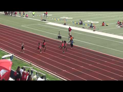 2015 Track Houston - USATF Gulf Champ. 9-10 Girls 100m