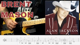Video thumbnail for EASY Brent Mason Solo - Alan Jackson - www.memory (Country Guitar TAB) by Levi Clay