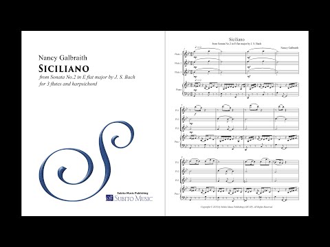 Nancy Galbraith – Siciliano – Music & Score – 4K