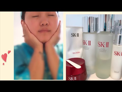 Just 4 steps|skin care routine with SkII #SKIIproducts #Pitera