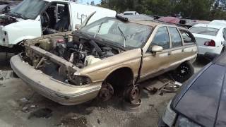 1993 Chevy Caprice wagon at LKQ (ABC) junkyard in West Palm Beach, FL