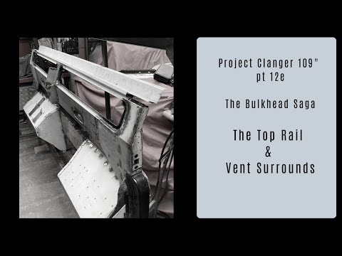 Project Clanger the 109" Series 3 Landrover - Bulkhead Repairs continued.