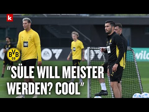 Video Thumbnail: Sahin will Pokalsieger werden, adelt Beier und erklärt, warum Süle "es verstanden hat" | BVB-PK