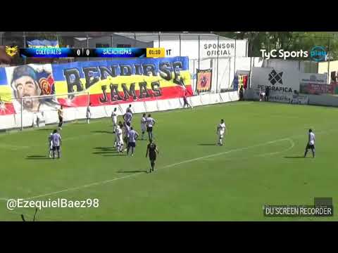 Colegiales 3 vs. Sacachispas 3. Primera B - LOS GOLES.