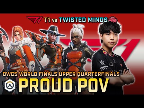 [ Proud ] AMAZING Ashe | T1 vs Twisted Minds | OWCS World Finals Upper Quarterfinals