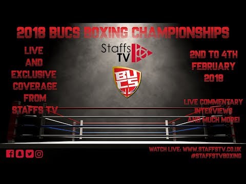 BUCS Boxing Championship 2018 Day 1 - Staffs TV