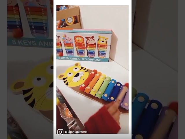 Vídeo relacionado con A-Star Wooden 8 Note Xilófono Soprano Diatónico con dos batidores de madera - C6 a C7