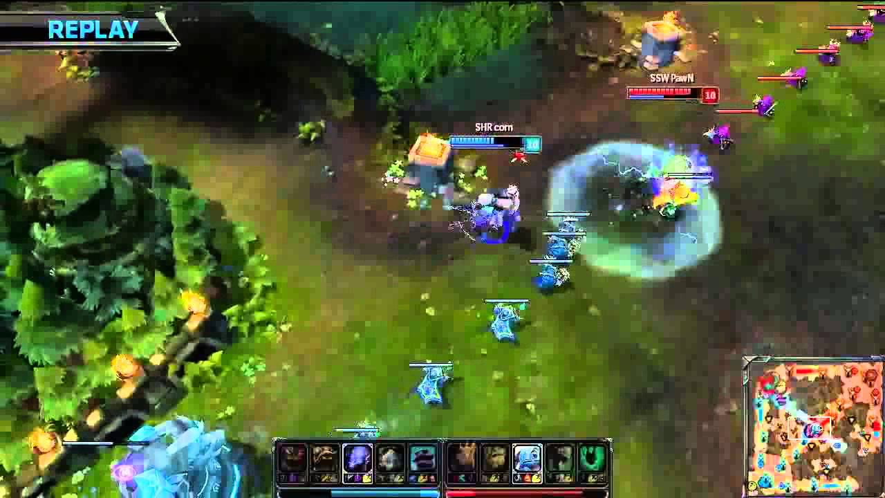 Liên Minh Huyền Thoại: Pha 1v1 tuyệt với giữa PawN và Corn vừa rồi