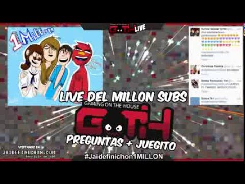 Live del Millon! #Jaidefinichon1Millon EN VIVO!