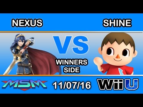 MSM 73 - Nexus (Lucina) Vs. ShiNe (Villager) Winners Side - Smash Wii U