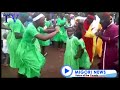 Happy Roho Israel girls dance to drum beats in African indigenous Christian worship center