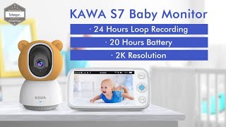 Kawa Baby Monitor S7 - Kawa S7 video baby monitor - 5" & 360° screen & MicroSD - Unboxing