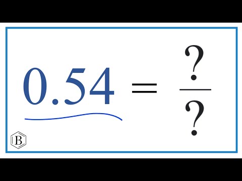 0.54 as a Fraction (simplified form)
