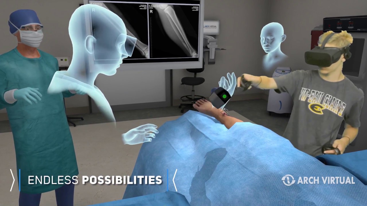 VR Medical Simulation and Training from Arch Virtual, Developers of Acadicus