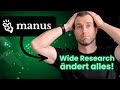 Manus AI Wide Research Bester Allgemeiner KI Assistent
