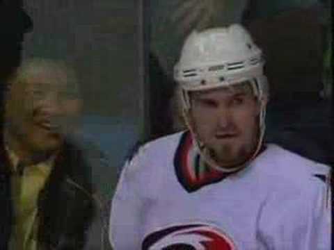 Belangers jersey stick in plexiglass