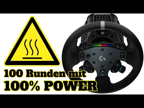 Logitech RS50 - 100 Runden mit 100% FFB Power - Wie schlägt sich die kleine Base im Burn-In Test?
