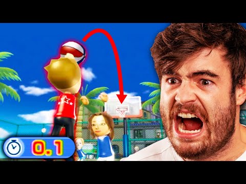 Wii Sports Basketball but it's a TOURNAMENT