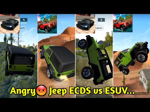 Angry Jeep! | Extreme Car Driving Simulator vs Extreme SUV Driving Simulator