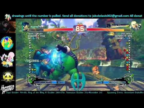 EMP Tampa Bison (M.Bison) vs. DSC APEX (Rufus) HMNLive Ep.2 SSF4:AE 2012