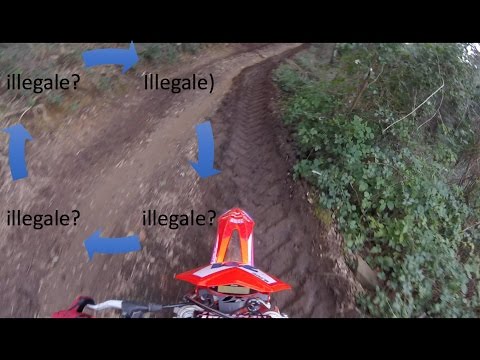 endurovlog #1 nelle BUCHE dei trattori e park cross illegale?