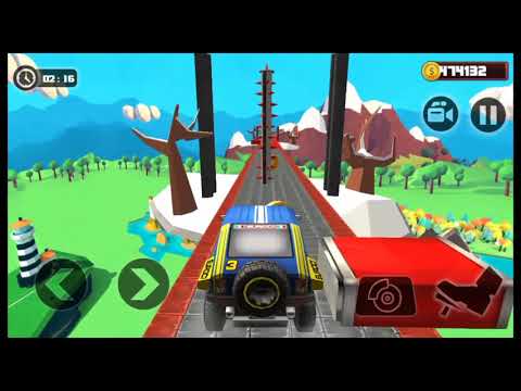 Impossible Climb Stunt Driving Tricky Car Tracks 2018