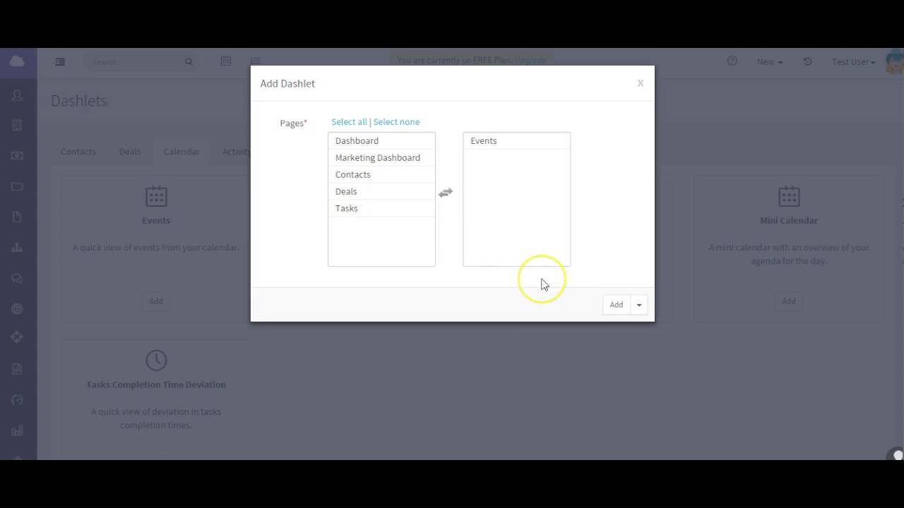 Calendars in Agile CRM