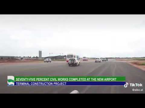 Recent Updates on the New Lungi international terminal Airport 1st September 2022.