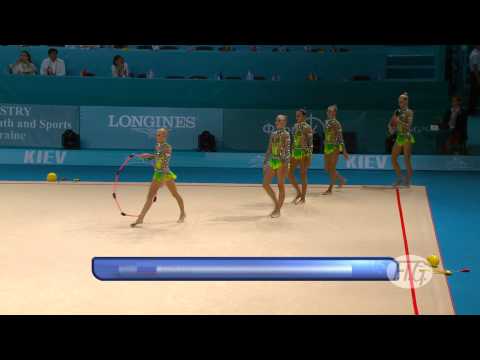 2013 Rhythmic Worlds - Kiev, Ukraine - Group Final 10 Clubs - We are Gymnastics!