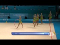 2013 Rhythmic Worlds Kiev Ukraine Group Final 10 Clubs We Are Gymnastics