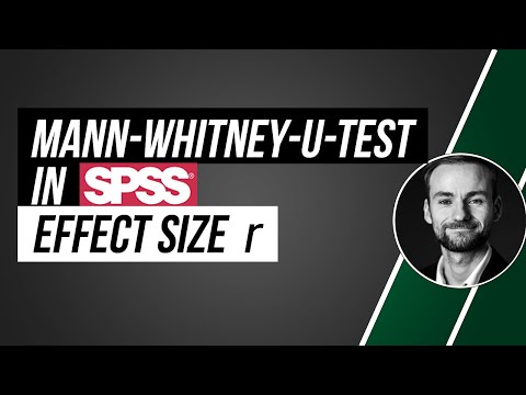 Effect size of the Mann-Whitney-Wilcoxon-test in SPSS