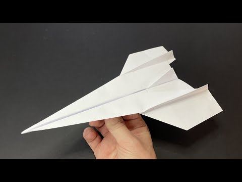 Avion de Chasse en Papier | Comment faire un Avion en Papier