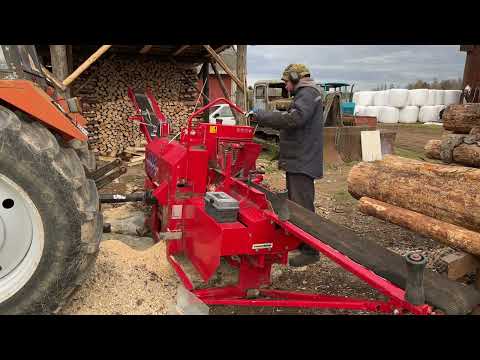 You WON'T BELIEVE How Fast Hakki Pilke 2X MTZ52 Processes Firewood!