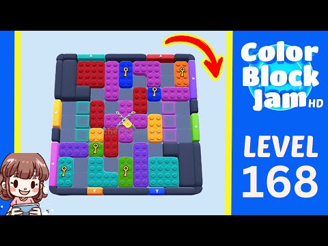 Color Block Jam Level 168 Solution Walkthrough
