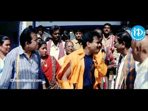 Veerabhadra Movie   Venu Madhav, Brahmanandam, Padmanabham Comedy Scene