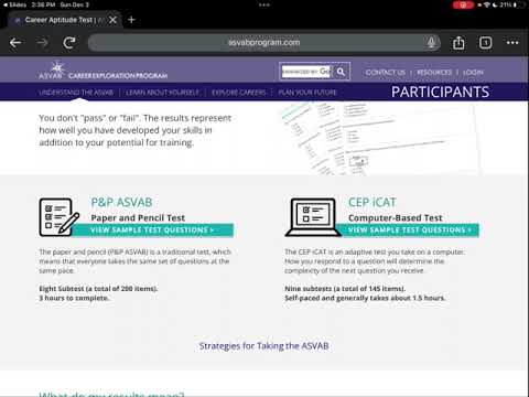 CCR 11 for December 5, 2023 - ASVAB