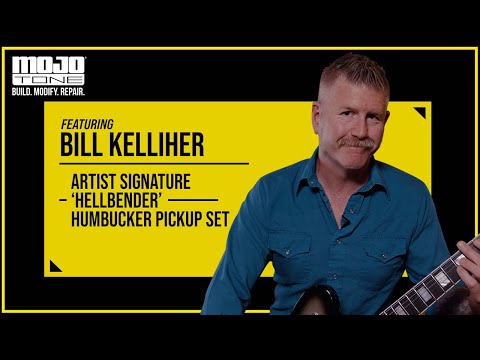 Mojotone Bill Kelliher Signature Hellbender Humbucker Pickup Set - Black image 3
