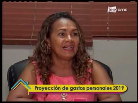 Proyección de gastos personales 2019
