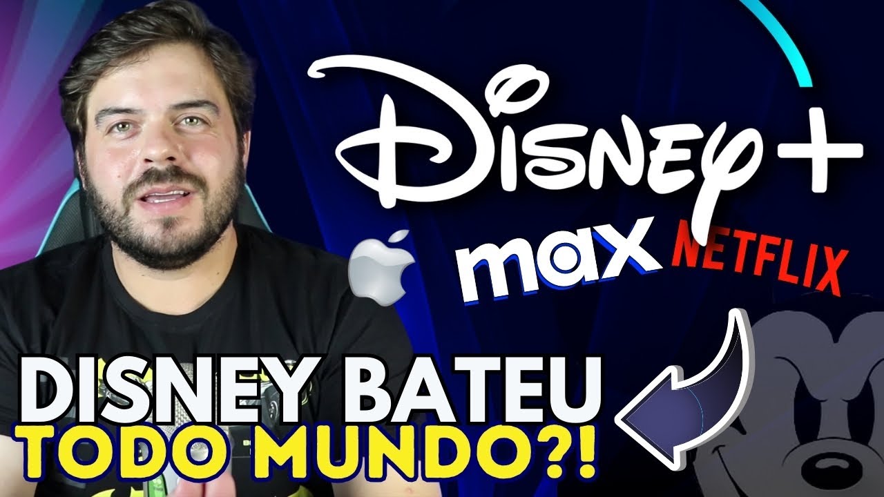 DISNEY BATE NETFLIX, MAX E APPLE JUNTAS?! SURPREENDENTE!