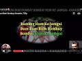 Bum Bum Bum Bombay Bombay Hum Ko Jamgai KARAOKE AMIT KUMAR
