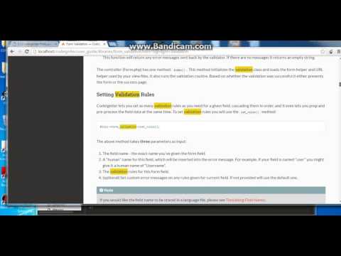 11 Adding Form Validation On Codeigniter