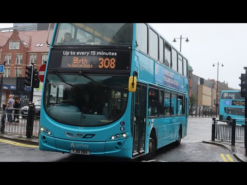 Behind the door & Sped up: 43 Cramlington - Newcastle 7630/YJ61 OBA