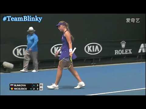 2017 Australian Open R1 Blinkova vs Niculescu HL