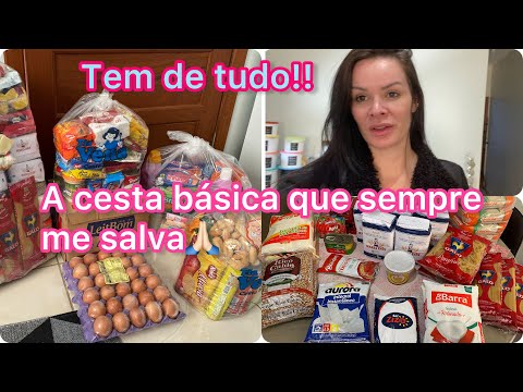Quando precisamos economizar | cesta básica de milhões | mostrei tudo | dona de casa econômica