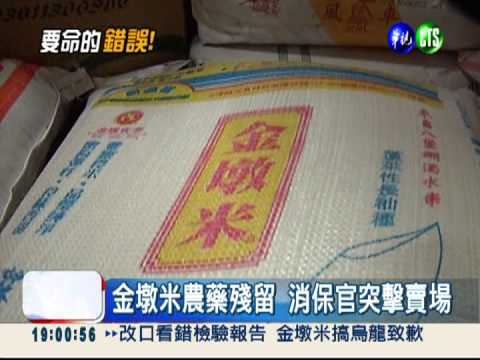 毒米檢驗資訊亂 陳保基怒斥業者